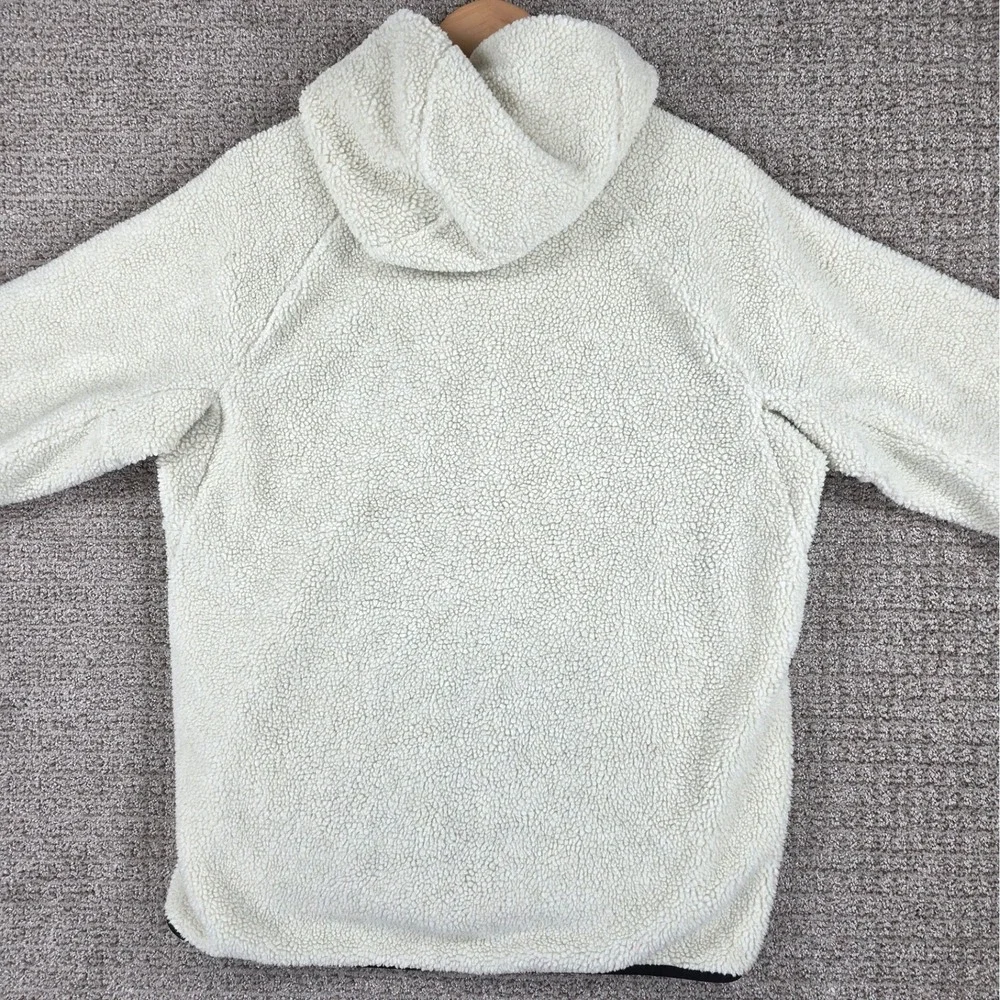 Nike Sportswear Tech Fleece Sherpa‎ ICON Hoodie Mens Large Cream Off-White Zip